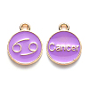 Alloy Enamel Pendants ENAM-S124-01A-01D-1