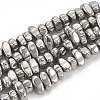 Electroplate Non-magnetic Synthetic Hematite Beads Strands G-T061-102N-1