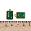 Natural Green Onyx Agate(Dyed & Heated) Pendants STAS-K291-04G-06-3