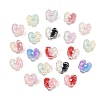 Two Tone Transparent Resin & Rhinestone Beads RE-CBAC4C7-04-1