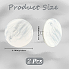 Marble Pattern Porcelain Wax Seal Mats AJEW-CP0012-18B-2