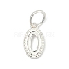Number Series 925 Sterling Silver Charms STER-Q002-01A-1