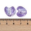 Handmade Silver Foil Lampwork Glass Beads LAMP-Q005-06-3