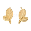 Brass Stud Earrings Finding for Women EJEW-B107-02G-1