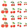 40Pcs 8 Styles Alloy Enamel Pendants ENAM-CJ0006-93-1
