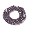 Electroplate Opaque Glass Beads Strands EGLA-A035-P3mm-A11-2