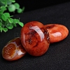 Natural Red Agate Oval Palm Stone Reiki Polished Healing Pocket Worry Stone PW-WG0D36A-01-4