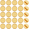 48Pcs Alloy Slide Charms Cabochon Settings FIND-SC0016-55B-G-1