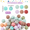 50Pcs Food Grade Silicone Focal Beads SIL-NB0001-52A-2