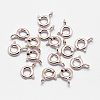 925 Sterling Silver Spring Ring Clasps STER-K167-076B-RG-1