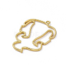 Zinc Alloy Open Back Bezel Pendants PALLOY-D580-05G-L-2