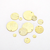 76Pcs 4 Sizes Brass Charms KK-BC0002-67-4