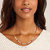 925 Sterling Silver with Natural Pearls Beads Necklaces NJEW-Z030-06G-3