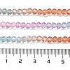 Transparent Painted Glass Beads Strands LS-DGLA-A034-T3mm-A19-3