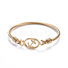 304 Stainless Steel Bangles BJEW-L664-014G-1