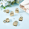 6Pcs Zinc Alloy Bag Buckles FIND-GF0006-89D-4