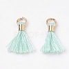 Polycotton(Polyester Cotton) Tassel Pendant Decorations FIND-S275-16G-1