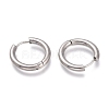 Tarnish Resistant 201 Stainless Steel Huggie Hoop Earrings EJEW-L256-05D-P-2