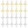 48Pcs 2 Colors Alloy Pendants FIND-DC0005-54-1