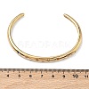 304 Stainless Steel Rhinestone Cuff Bangles for Women BJEW-D456-03G-02-5
