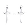 Non-Tarnish 201 Stainless Steel Pendants X-STAS-N098-246P-1
