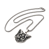 Non-Tarnish 304 Stainless Steel Pendant Necklaces NJEW-K253-06P-2