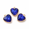 Faceted Glass Rhinestone Pendants GLAA-I051-B17-2