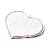 Valentine's Day Transparent Acrylic Pendant OACR-A025-02A-2