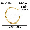 304 Stainless Steel European American Exaggerated Circle Stud Earrings for Women OH7862-2-1