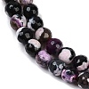 Natural Fire Crackle Agate Beads Strands G-C082-A01-30-4
