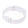 High Quality LED Light Rectangle Silicon Electronic Wristwatches WACH-N045-03A-5