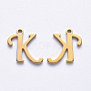 PVD Vacuum Plating 201 Stainless Steel Charms STAS-R105-K-G-1