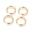 Ion Plating(IP) 304 Stainless Steel Hoop Earrings EJEW-P177-G-22-2