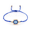 Bohemian Style Glass Seed Beaded Link Bracelets KD2709-2-1