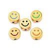 304 Stainless Steel Enamel Beads STAS-B085-08G-1