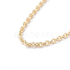 Long-Lasting Plated Brass  Cable Chain Necklaces X-NJEW-K112-06G-NF-2