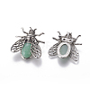 Natural Green Aventurine Brooches G-A176-D06-1-2