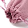 Velvet Jewelry Drawstring Storage Pouches ABAG-P013-02A-06-3