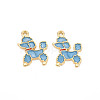 Alloy Enamel Pendants X-ENAM-N055-013B-NR-2