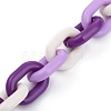 Acrylic Cable Chain for DIY Keychains HJEW-JM00398-M-3