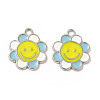 Alloy Enamel Pendants ENAM-B050-04P-03-3
