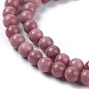 Natural Rhodonite Bead Strands G-L417-08-6mm-3