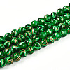 Baking Paint Glass Beads Strands DGLA-N010-10mm-04-1