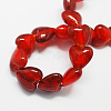 Handmade Gold Foil Glass Beads FOIL-R050-15x10mm-1-1