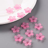Frosted Acrylic Bead Caps MACR-S371-08A-704-6