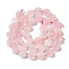 Natural Rose Quartz Beads Strands G-P534-A05-02-3