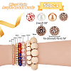 1 Set Mixed Style Acrylic Round Beads Sets SACR-PH0001-52K-2