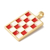 Brass Enamel Pendants KK-L216-009G-02-2