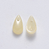 Imitation Jade Glass Charms GLAA-R211-07-A01-2