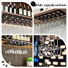 Plastic Wine Glass Rack Under Cabinet AJEW-WH0323-14-6